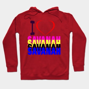 i love Savannah Hoodie